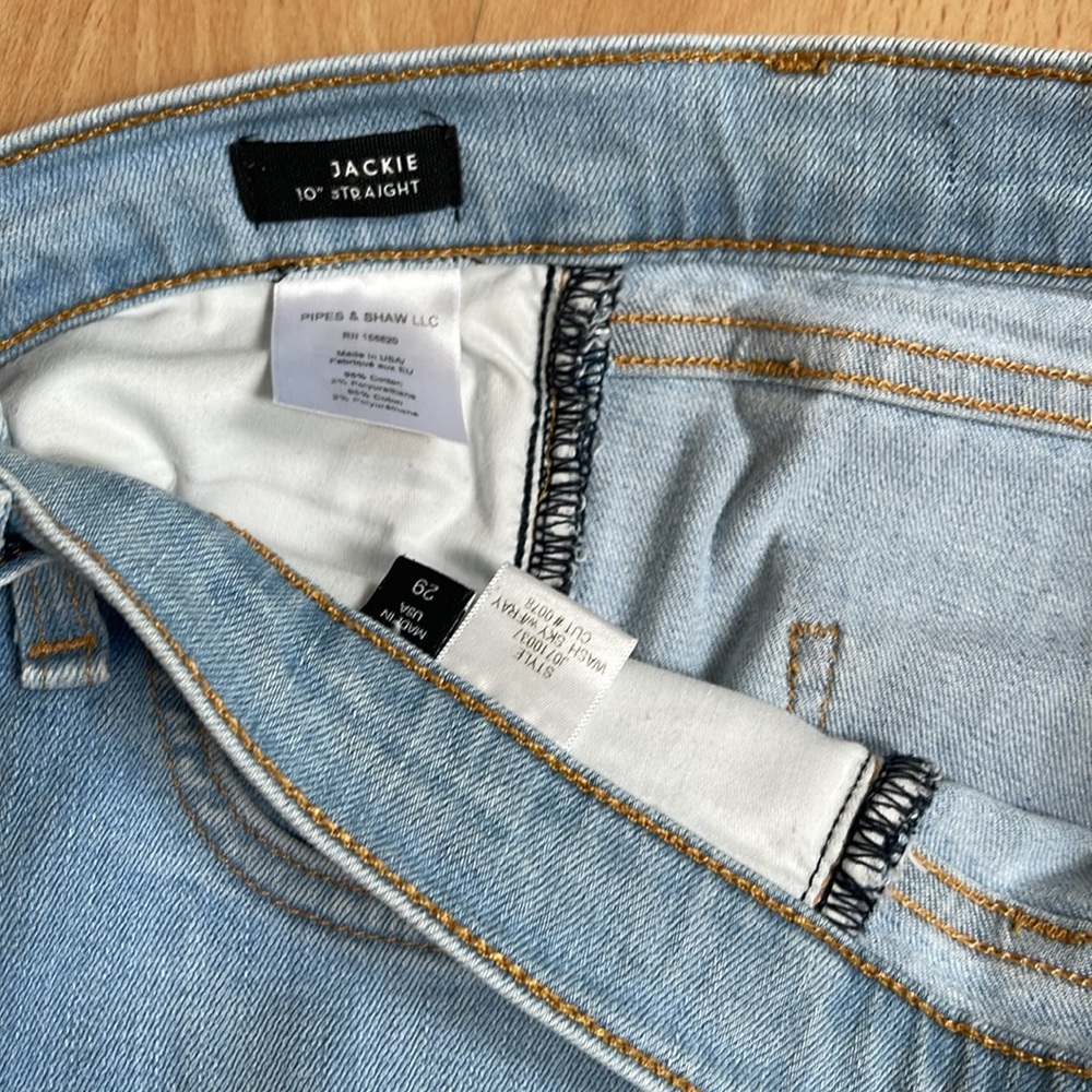 Veronica Beard Jackie 10” Straight Leg Stretchy Jeans Size 29 NWT - Picture 6 of 6